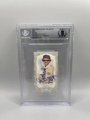 Richard Petty Signed 2012 Topps Allen & Ginter Mini #61 Card Beckett Auto - Image 1 of 2