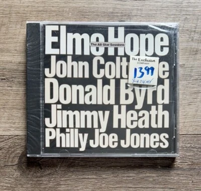 NEW Elmo Hope: The All Star Sessions, Coltrane, Byrd, Heath, Joe Jones (1989) CD Foto 1 de 4