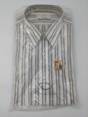 Oscar De La Renta Men's Vintage New & Packaging Long Sleeve Button Down Shirt 16 - Image 1 of 4