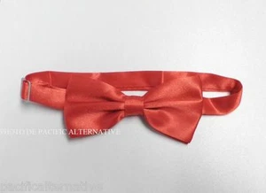 Noeud papillon ROUGE pour homme femme enfant mixte fete soirée noel déguisement - Picture 1 of 1