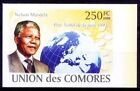 Comoros 2008 MNH Imperf, Nelson Mandela, Nobel Prize Peace, Globe  