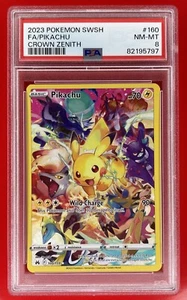 JCC Pokémon Corona Pikachu Zenith 160/159 Holo Secret Raro PSA 8 Grado Casi Nuevo-Nuevo Nuevo Nuevo Nuevo Nuevo Nuevo Nuevo Nuevo Nuevo Nuevo Nuevo Nuevo Nuevo Nuevo Nuevo Nuevo Nuevo Nuevo Nuevo Nuevo - Imagen 1 de 2