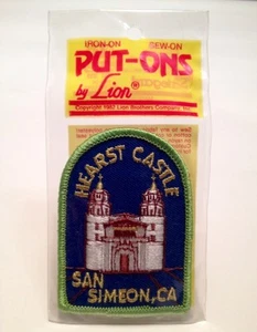 Hearst Castle San Simeon Kalifornien Souvenir Reise Patch New Old Stock s10 - Bild 1 von 4
