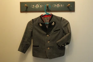 VTG BOY'S OKTOBERFEST "HAJEK" WOOL JACKET (size 6) FROM WEST GERMANY - Picture 1 of 13