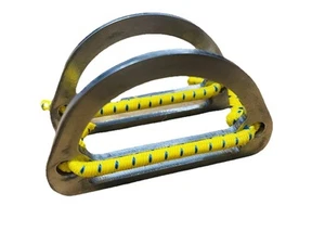 PAAR DIR SIDEMOUNT SCHIEBE D-RINGE AUS EDELSTAHL - Bild 1 von 6