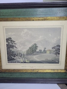 Antique 12”x15” PAINTING COGHILL HALL IN YORKSHIRE SEAT OF SIR JOHN COGHILL - Picture 1 of 3