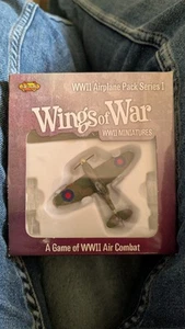 Wings Of War / Glory WW2 Super marine Spitfire MK II (Falkowski) Series 1 Rare - Imagen 1 de 2