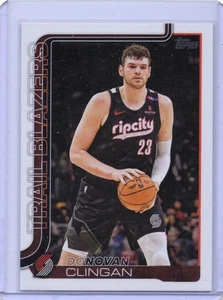 2025-26 Topps Basketball - Donovan Clingan #126 Portland Trail Blazers - Picture 1 of 2