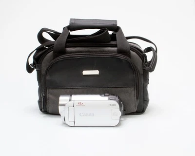 Canon FS300 SD Camcorder (Silver) - Image 1 of 4