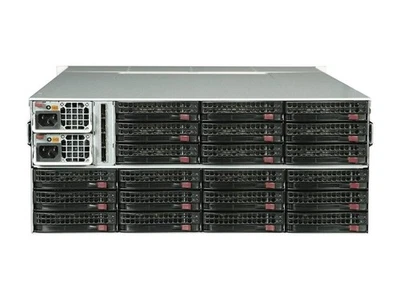 Supermicro 45 bay CSE-847 JBOD 847E26-RJBOD1 2x alimentatore, 45x vassoi disco, NO ROTAIE - Immagine 1 di 4