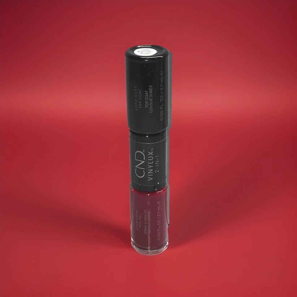 Esmalte de uñas CND Vinylux 2 en 1 de larga duración + Topcoat Duo #111 Decadence .125 oz Foto 1 de 1