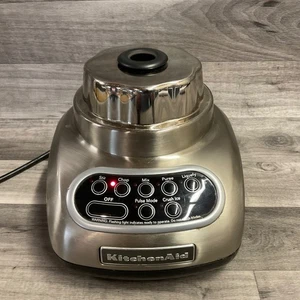 KitchenAid KSB580NK0 Maßgefertigter Metallic Gebürstetes Nickel 5 Geschwindigkeiten Mixer - Motorbasis - Bild 1 von 9