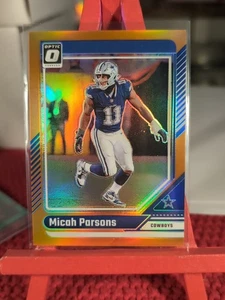 2024 Donruss Optic Micah Parsons Orange Holo No.56 #075/249 - Picture 1 of 4