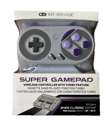My Arcade SUPER GAMEPAD Wireless Controller SNES Classic Edition - Image 1 of 4