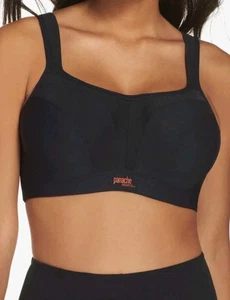 Sujetador deportivo Panache 5021 con aros negro talla 30E EE. UU. - Imagen 1 de 11