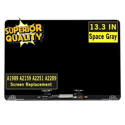 DL_LCD NEW LCD Screen Display Assembly Space Gray MacBook Pro 13" A1989 A2159 2018 2019