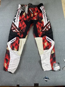 FLY RACING KINETIC Motorcycle Racing Pants Size Adult 30 EVOLUTION New With Tags - Picture 1 of 15