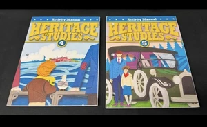BJU Press Heritage Studies 4& 5 Activity Manual 4th & 5th Ed Homeschool Workbook - Picture 1 of 12