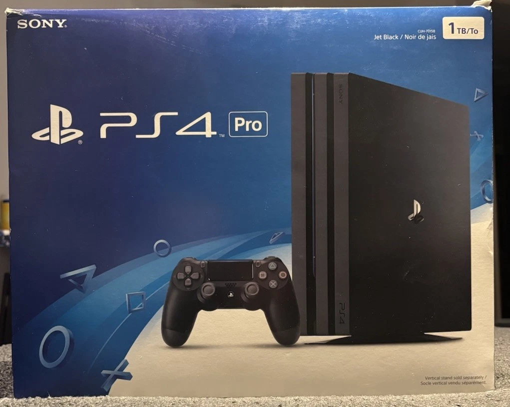 Sony PlayStation 4 Pro Black 1 TB Video Game Consoles for sale | eBay