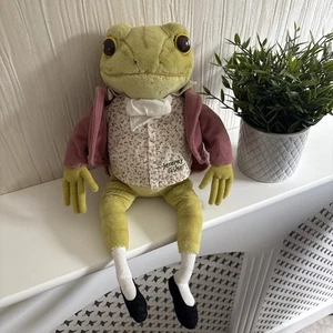 Vintage Fredrick Warne Augusta Bay Jeremy Fisher Plush Ver Rare Peter Rabbit - Picture 1 of 15