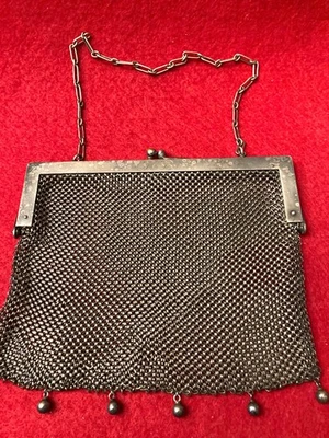 BOLSO PLATA VICTORIANO ALEMÁN ESCASO ESTADO Foto 1 de 4