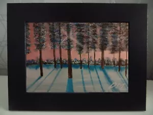 Warm Winter Glow - framed print - Picture 1 of 4