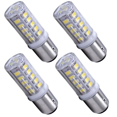 HQRP Vier BAY15D 33 SMD Kühle Weiße LED Lampe Für Hella, AquaSignal, Perko Navigation
