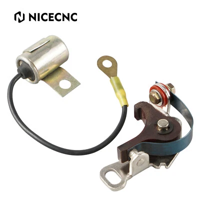 Contact Breaker Ignition Tune Up Kit Points & Condenser Set Fit Honda CT90 Trail - Image 1 of 4