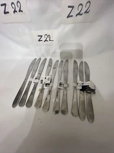 Room Essentials Stainless Steel Iridescent Dinner Knife Lot Of 10 - Picture 1 of 2