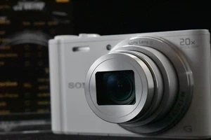 [US Duty Paid] Sony Cyber-shot DSC-WX350 Compact Digital Camera White 6496 - Picture 1 of 16