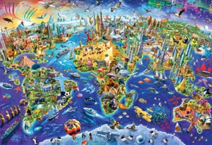 Eurographics Crazy World 2000 Piece Jigsaw Puzzle - Picture 1 of 3