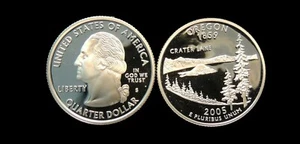 2005 S Silver Oregon Quarter in Proof - .99 Ship - Picture 1 of 1