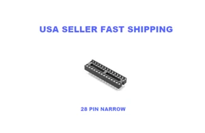 20 Pcs 28Pin Dip DIP-28 Socket Narrow USA SELLER! - Picture 1 of 1