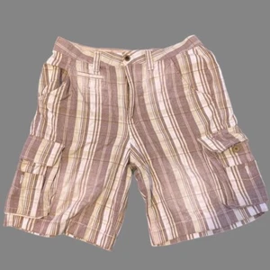 2000s ecko Unltd stripes cargo shorts Size 36 - Picture 1 of 4