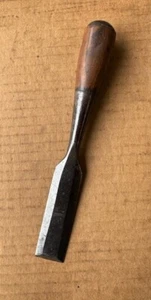 Antique Vintage Pre-Stanley G. E. Wood 1" Beveled EdgeEverlasting Chisel 1905-08 - Picture 1 of 4