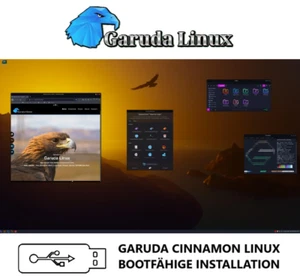 GARUDA CINNAMON LINUX 24.04.28 BOOTFÄHIGE USB STICK INSTALLATION! - Bild 1 von 1