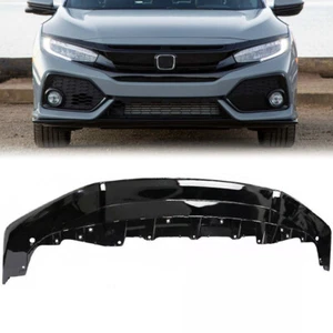 For Honda Civic Hatchback 2017-2021 Front Bumper Face Bar Grilles Glossy Black - Picture 1 of 10