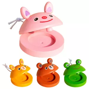 Cute Animal Pattern Hand Percussion Castanets with String for Boys、Girls - Picture 1 of 16