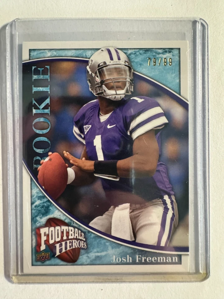 K208,162 - 2009 Upper Deck Heroes Blue #153 Josh Freeman #/99 - Image 1 of 1