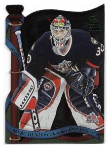 Marc Denis #42 2001-02 Pacific Crown Royale Retail Green Hockey Card NM-Mint