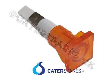 CSUK 12 mm UNIVERSAL BLINKER GELB LICHT SIGNAL NEON GLÜHBIRNE PUSH INN SNAP FIT 400 V