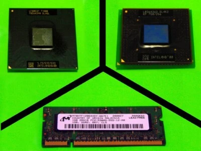 Laptop SL4K2 Intel Mobile Pentium III, SLAQL Intel CPU & 1GB DDR2 RAM CLEARANCE - Image 1 of 4