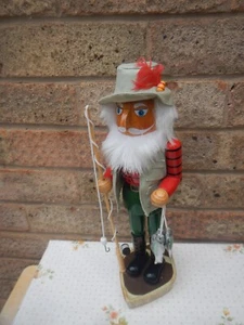 NUTCRACKER FISHERMAN NBC TRADING INC USA GREAT CONDITION - Picture 1 of 9