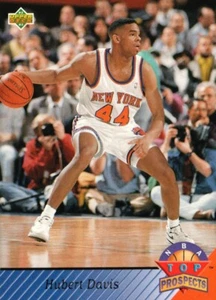 1992-93 Upper Deck #473 - Hubert Davis TP - New York Knicks 92-804 - Imagen 1 de 2
