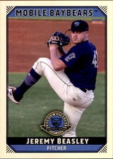 2019 Mobile BayBears Choice #5 Jeremy Beasley Lyons Georgia GA NM Baseball Card