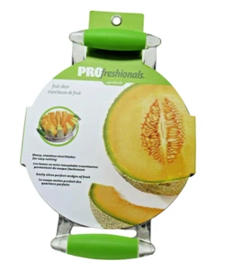 PROfreshionals Melon Fruit Slicer Stainless Steel Dishwasher Safe 8.5" Diameter - Picture 1 of 6