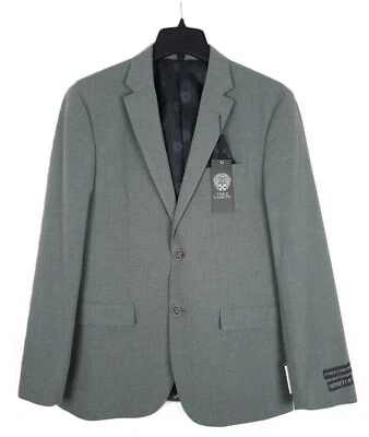 Vince Camuto Men's Slim-Fit Super Stretch Suit Jacket Grey Solid 42R NWT - Image 1 of 4