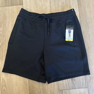 90 Degree By Reflex Men’s Saturday Trail Shorts Black Zip Pockets Small 7” NEW - Picture 1 of 10