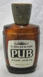 Vintage PUB REVLON COLOGNE Splash für Männer 5 flüssige Unzen Glasflasche Korkenverschluss ~ 10 % Fu - Bild 1 von 4