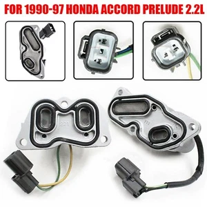 For 1990-1997 Honda Accord Prelude 2.2L Shift Control And Lock Up Solenoids Set - Picture 1 of 10